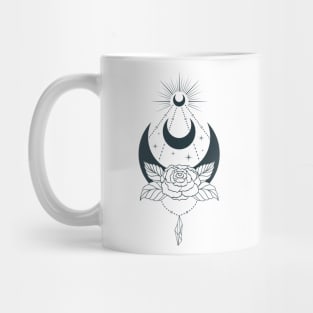 Hand Drawn Mystical Moon Mug